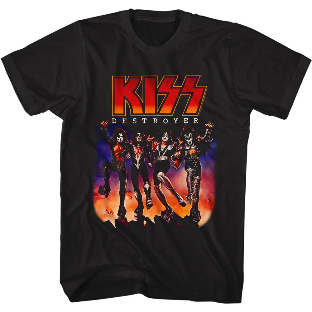 Kiss Black Adult S/S Tshirt