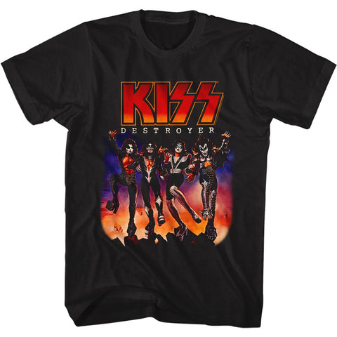 Kiss Black Adult S/S Tshirt