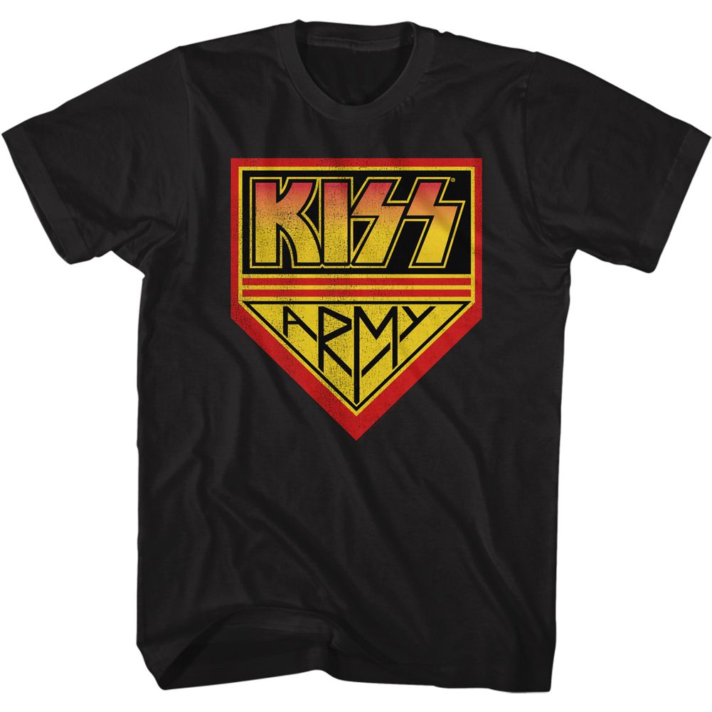 Kiss Black Adult S/S Tshirt