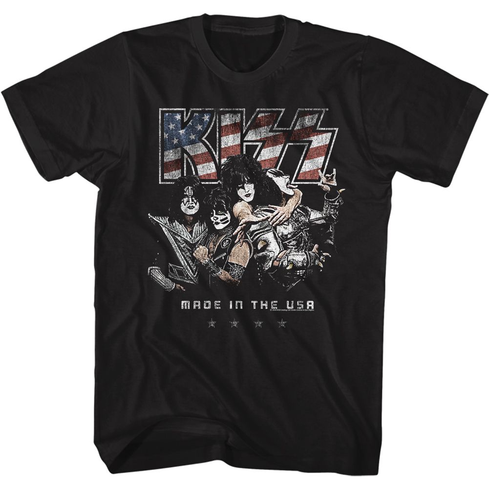 Kiss Black Adult S/S Tshirt