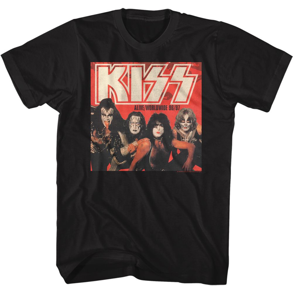 Kiss Black Adult S/S Tshirt