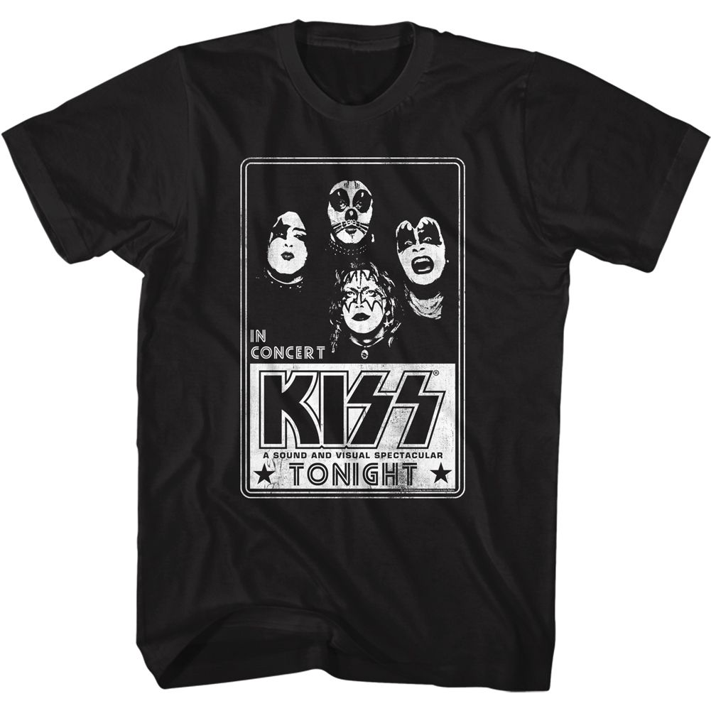 Kiss Black Adult S/S Tshirt