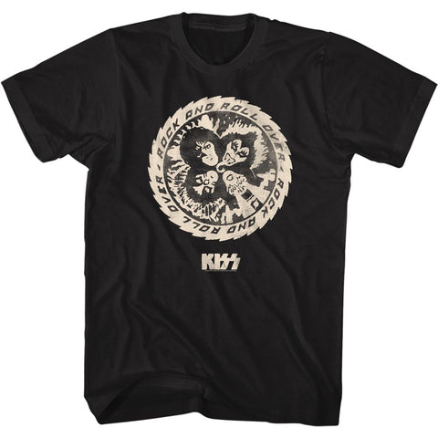 Kiss Black Adult S/S Tshirt