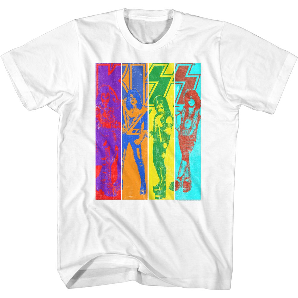 Kiss White Adult S/S Tshirt