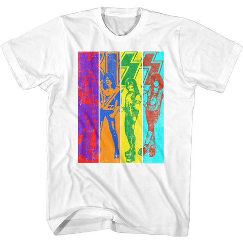 Kiss White Adult S/S Tshirt