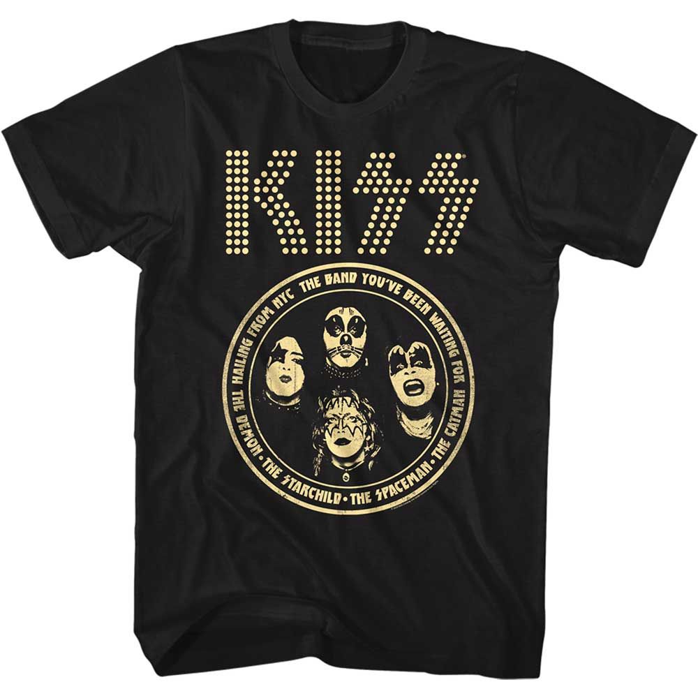 Kiss Black Adult S/S Tshirt