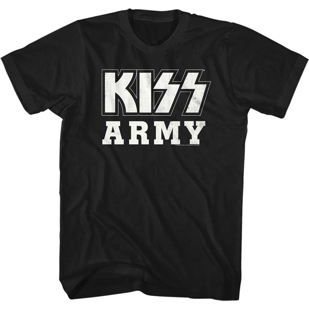 Kiss Black Adult S/S Tshirt