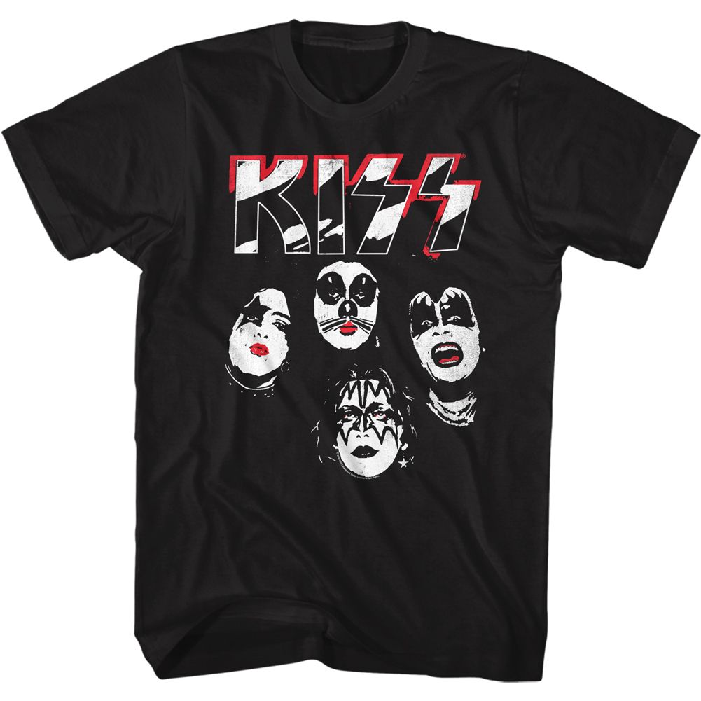 Kiss Black Adult S/S Tshirt