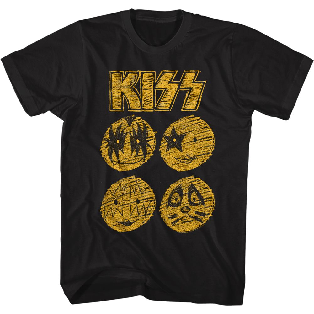 Kiss Black Adult S/S Tshirt