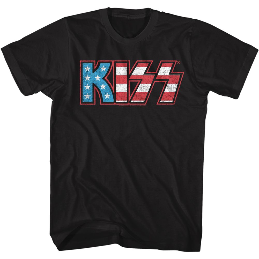 Kiss Black Adult S/S Tshirt
