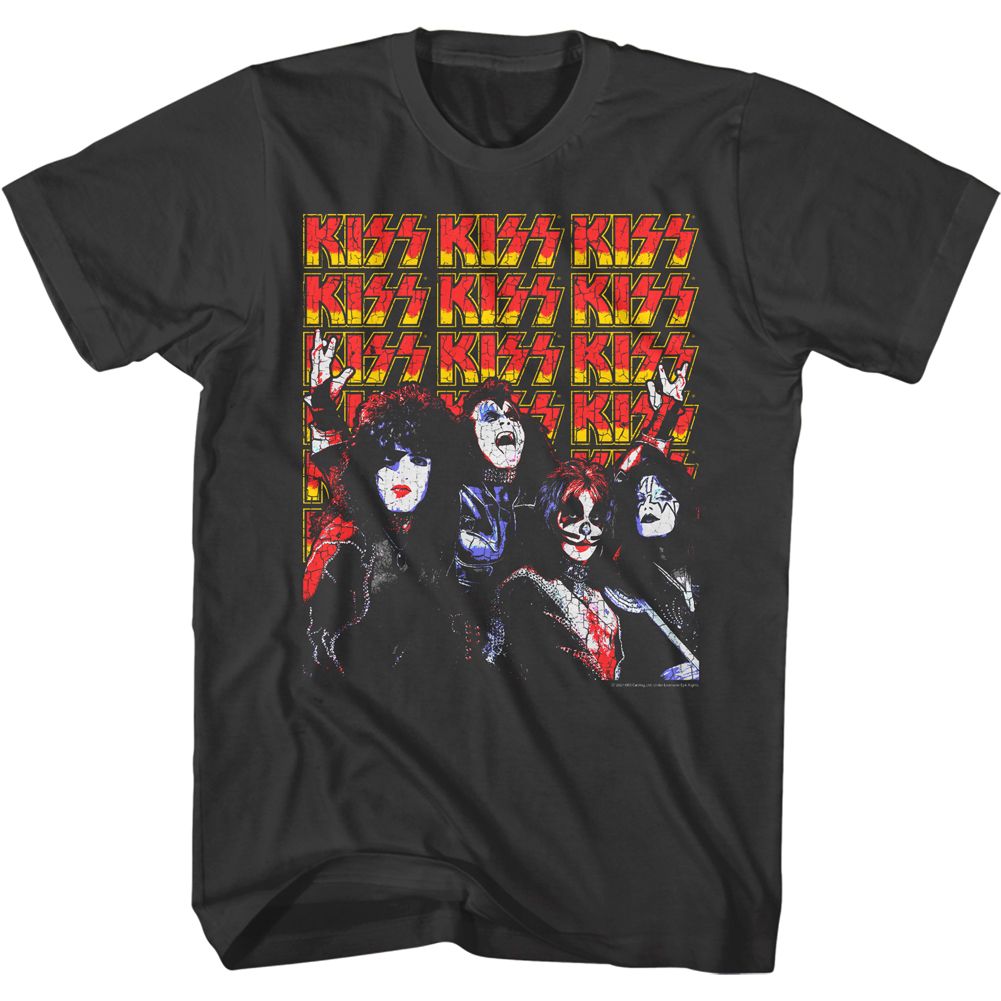 Kiss Smoke Adult S/S Tshirt