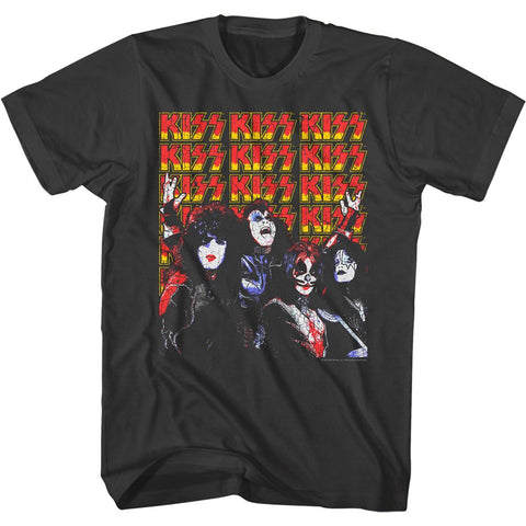 Kiss Smoke Adult S/S Tshirt