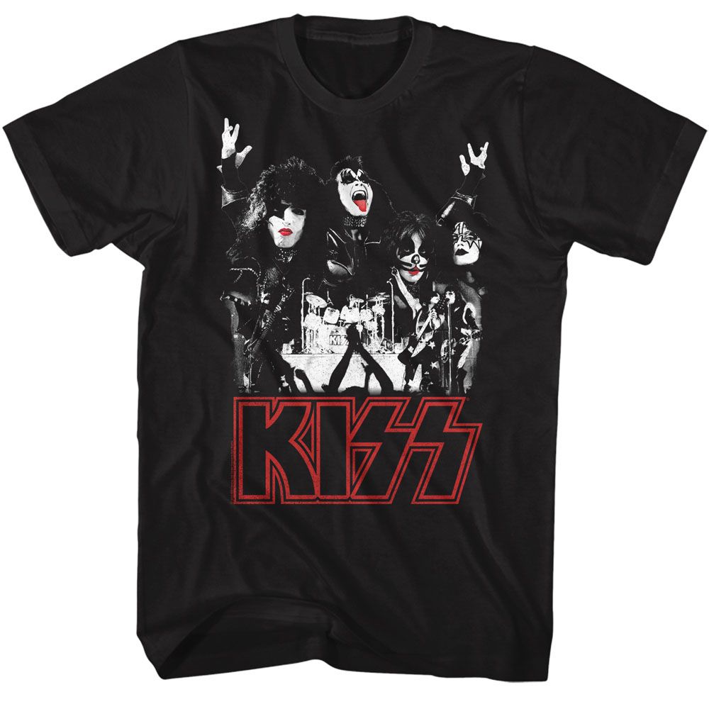 Kiss Black Adult S/S Tshirt