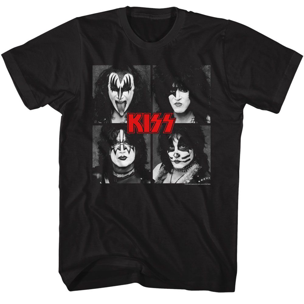 Kiss Black Adult S/S Tshirt