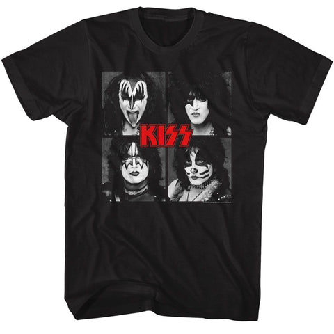 Kiss Black Adult S/S Tshirt