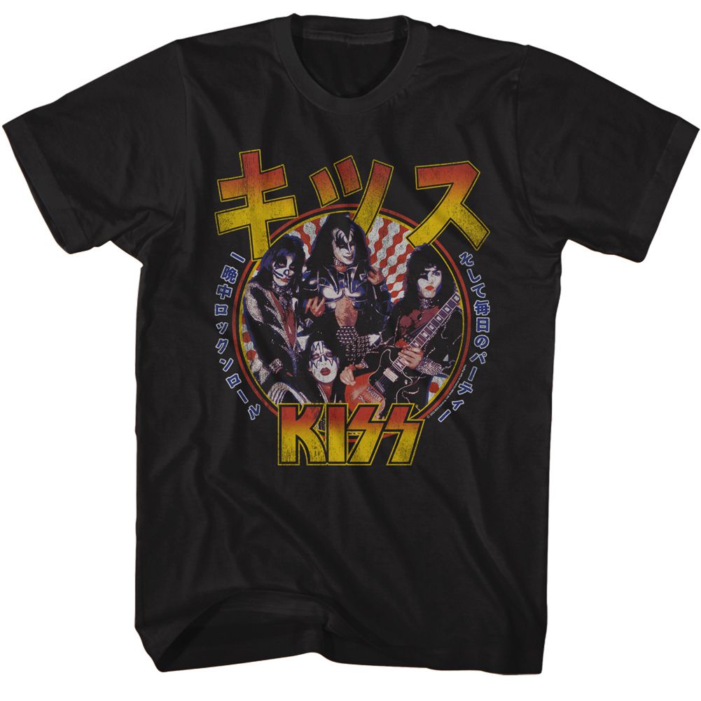 Kiss Black Adult S/S Tshirt