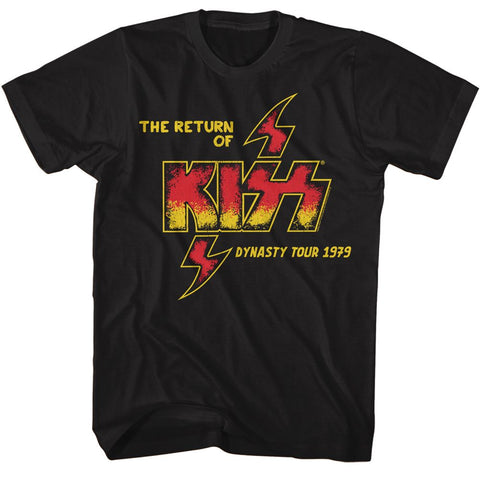 Kiss Black Adult S/S Tshirt
