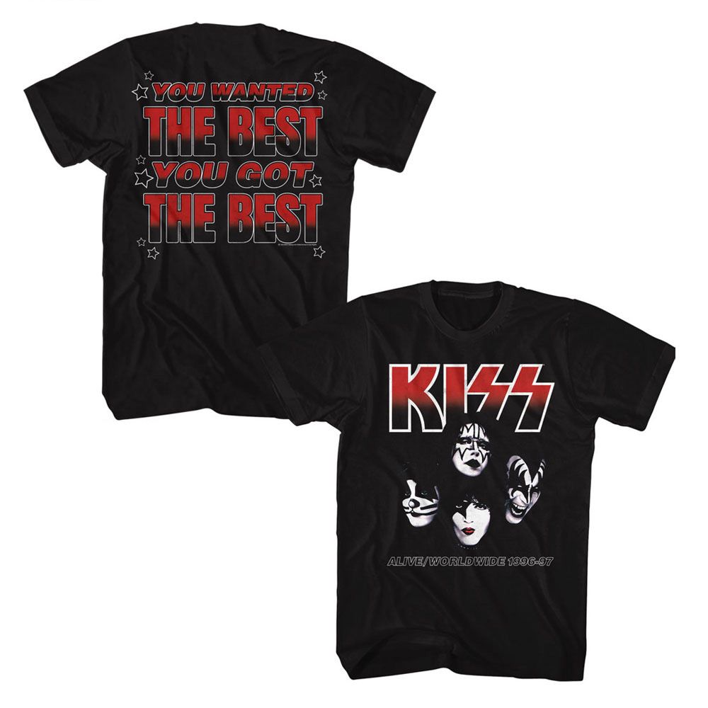Kiss Black Adult S/S Tshirt