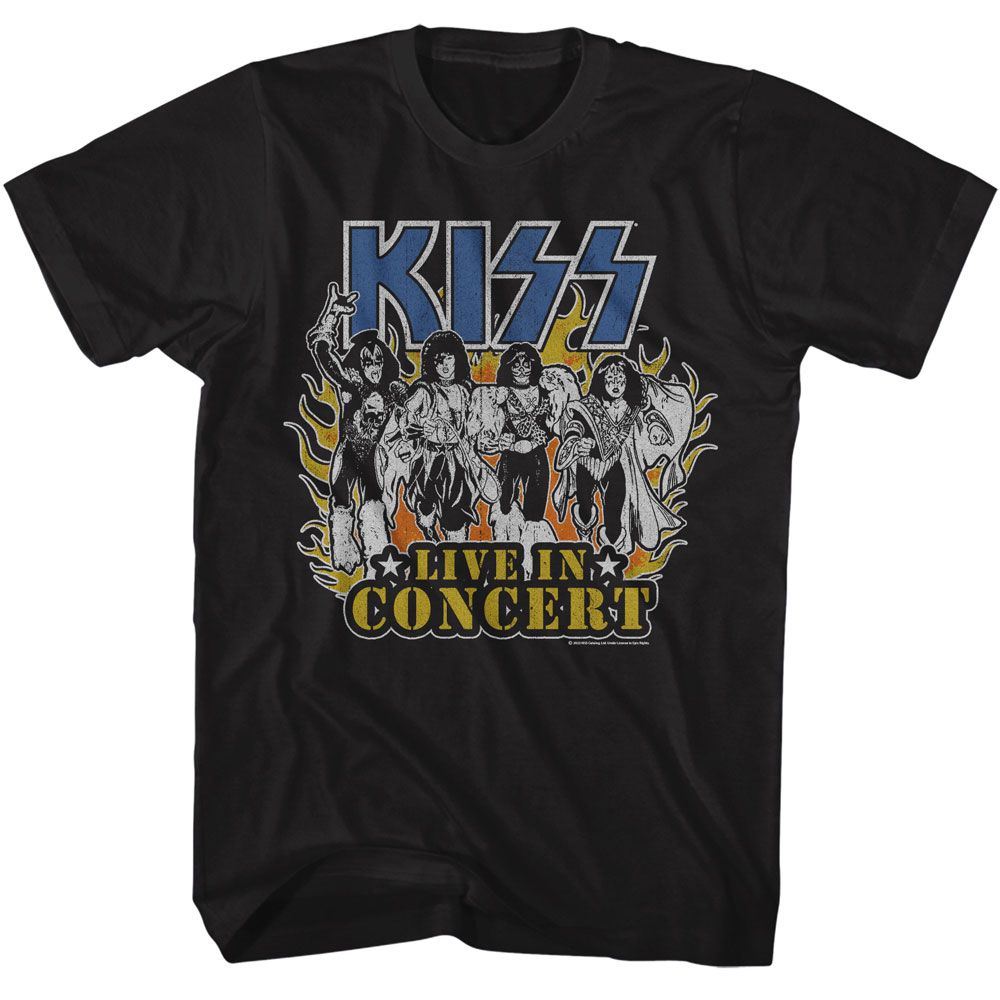 Kiss Black Adult S/S Tshirt