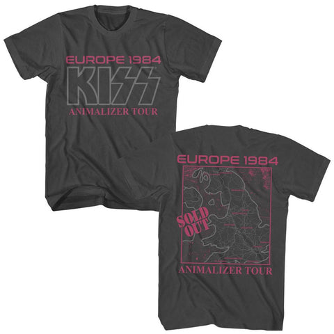 Kiss Smoke Adult S/S Tshirt