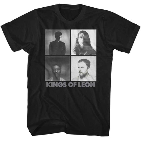 Kings Of Leon Black Adult S/S Tshirt