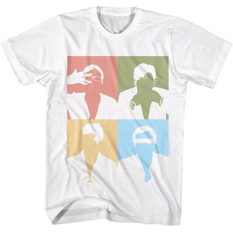 Kings Of Leon White Adult S/S Tshirt