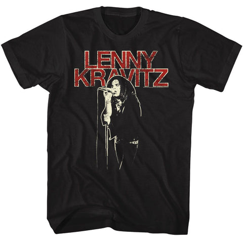 Lenny Kravitz Black Adult S/S Tshirt
