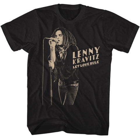 Lenny Kravitz Black Adult S/S Tshirt