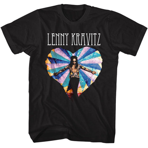 Lenny Kravitz Black Adult S/S Tshirt