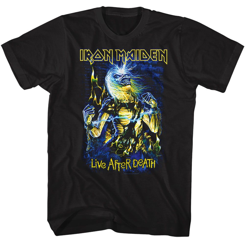 Iron Maiden Black Adult S/S Tshirt