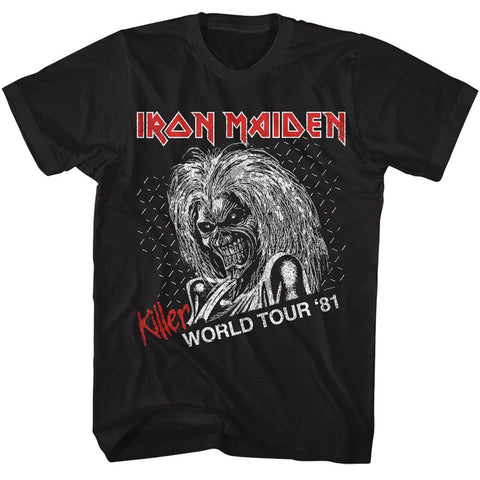 Iron Maiden Black Adult S/S Tshirt