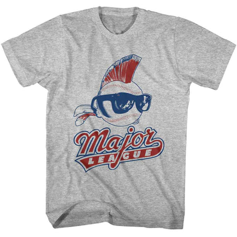 Major League Gray Heather Adult Short Sleeve Tshirt