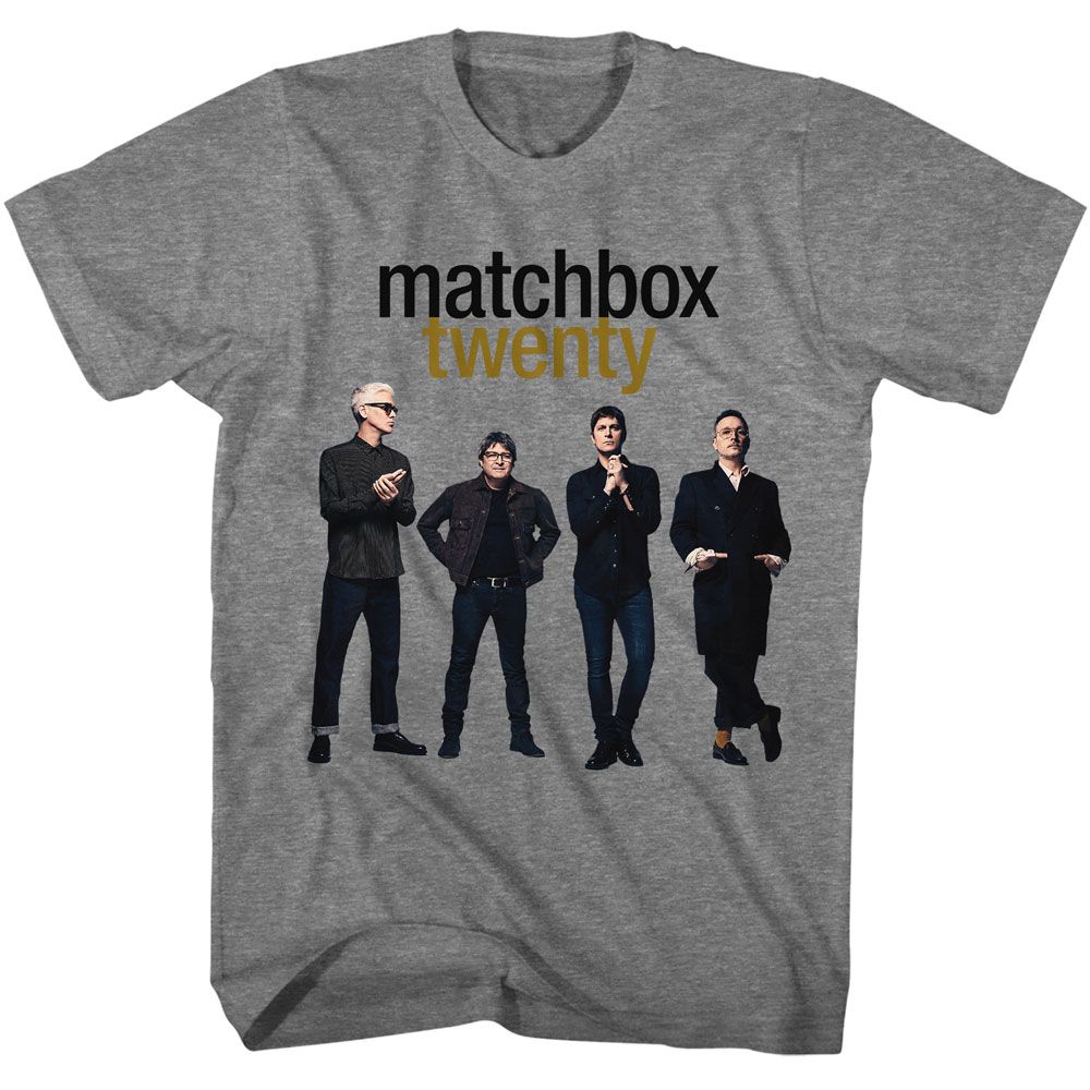 Matchbox Twenty Graphite Heather Adult S/S Tshirt