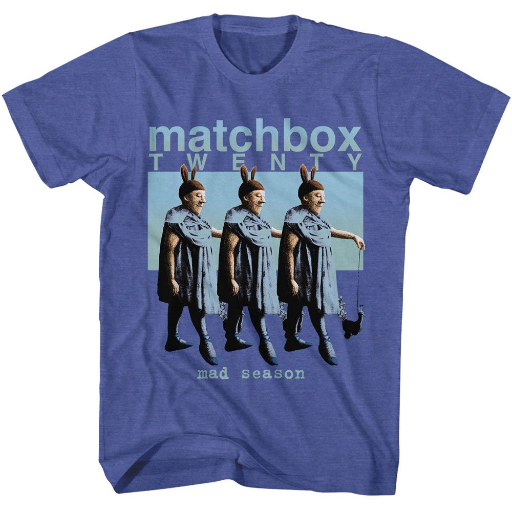 Matchbox Twenty Royal Heather Adult S/S Tshirt