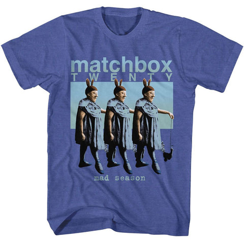 Matchbox Twenty Royal Heather Adult S/S Tshirt