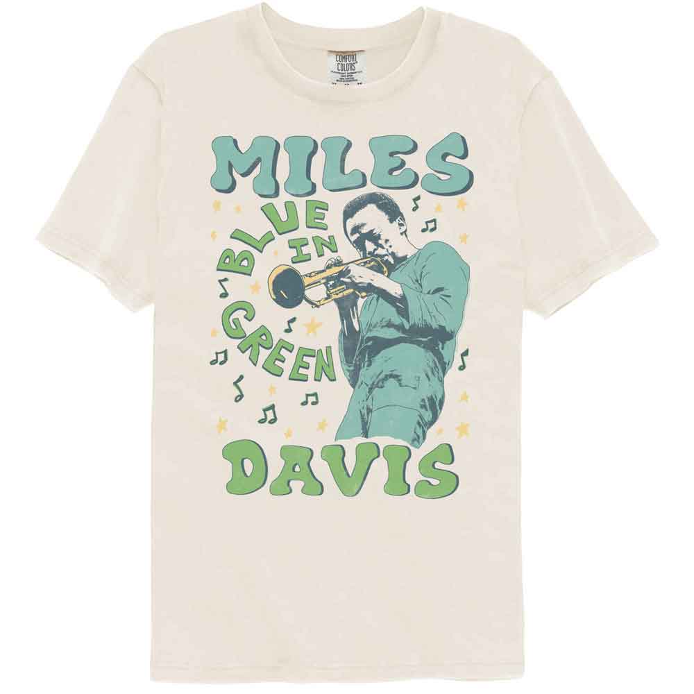 Miles Davis Ivory Adult S/S Comfort Color Tshirt