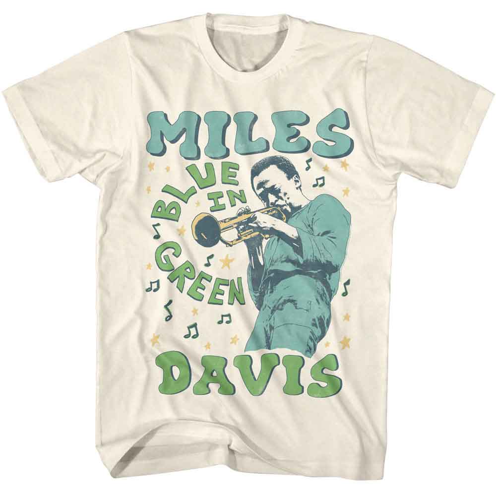 Miles Davis Natural Adult S/S Tshirt