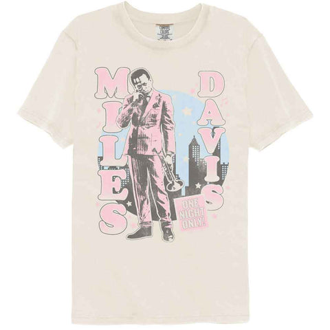 Miles Davis Ivory Adult S/S Comfort Color Tshirt