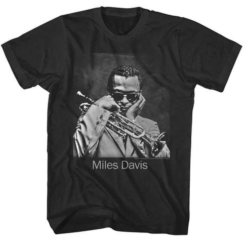 Miles Davis Smoke Adult S/S Tshirt