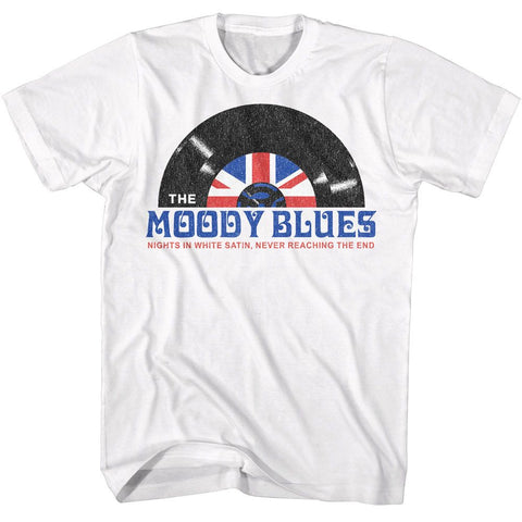 Moody Blues White Adult S/S Tshirt