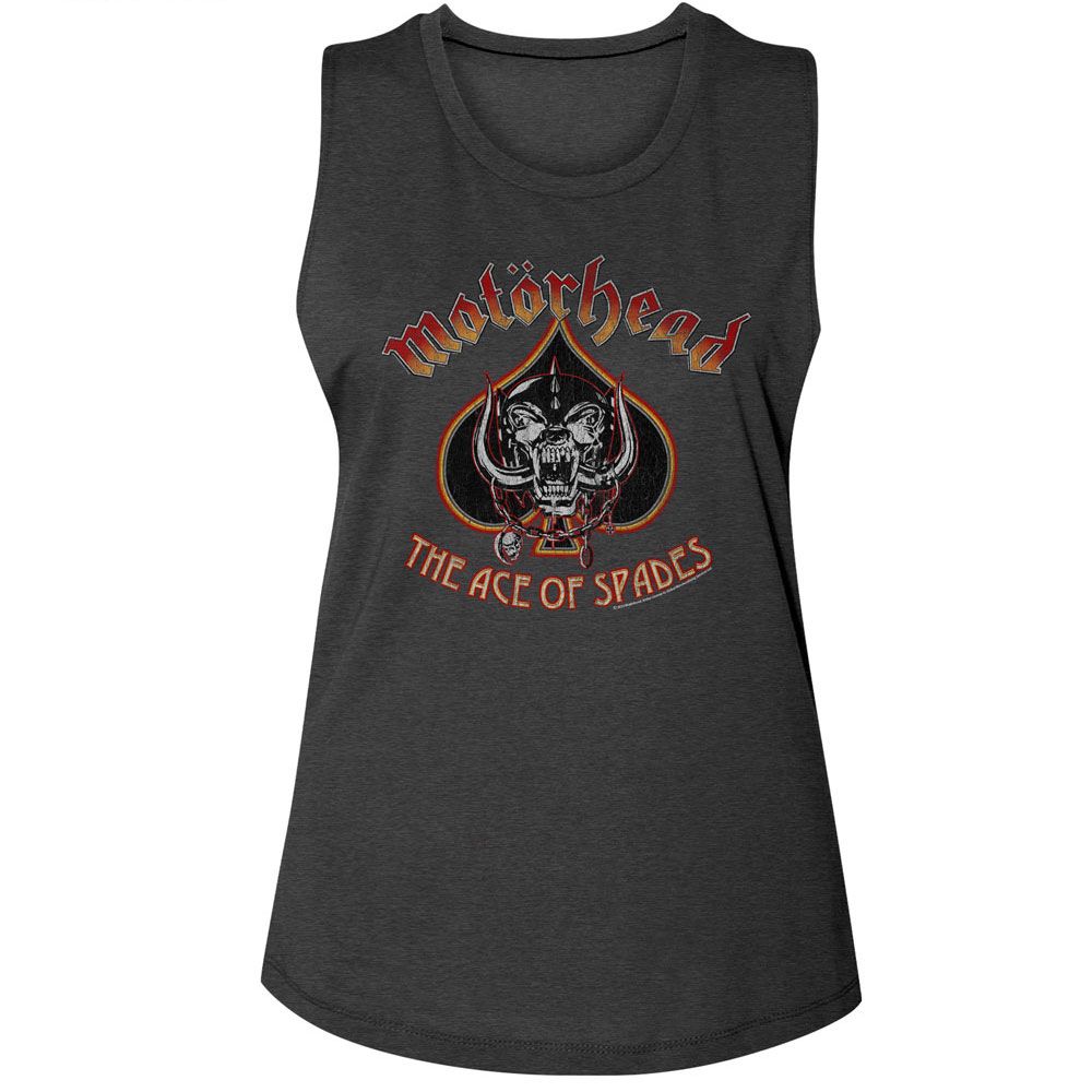 Motorhead Charcoal Ladies N/A Muscle Tank