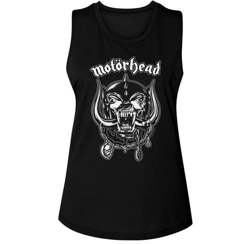 Motorhead Black Ladies Muscle Tank