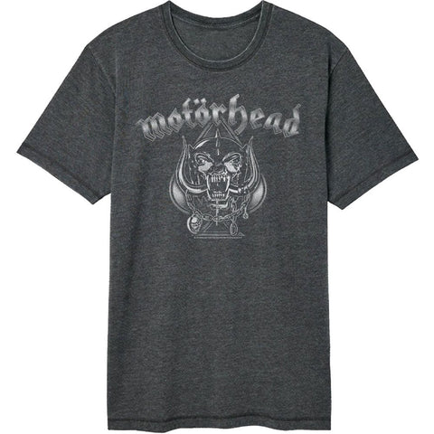 Motorhead Black Adult S/S Vintage Wash Tshirt