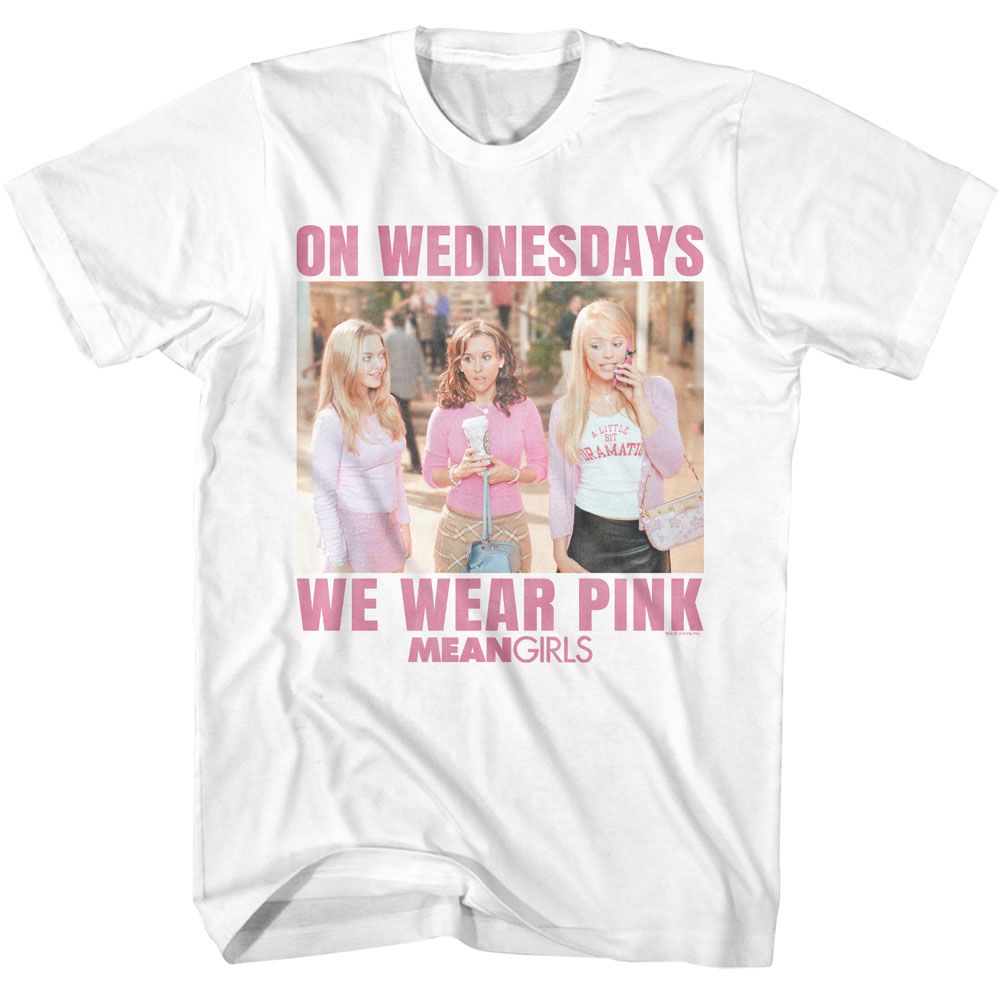 Mean Girls White Adult Short Sleeve Tshirt