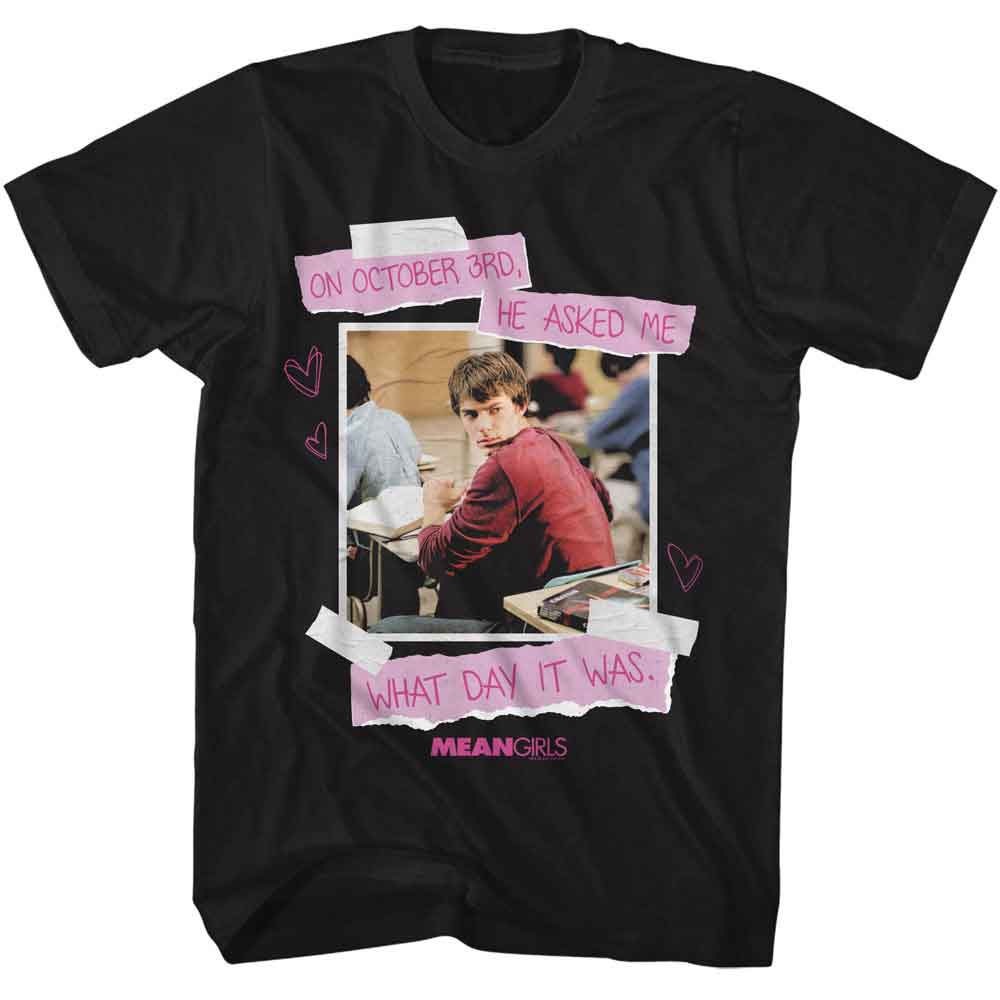 Mean Girls Black Adult Short Sleeve Tshirt