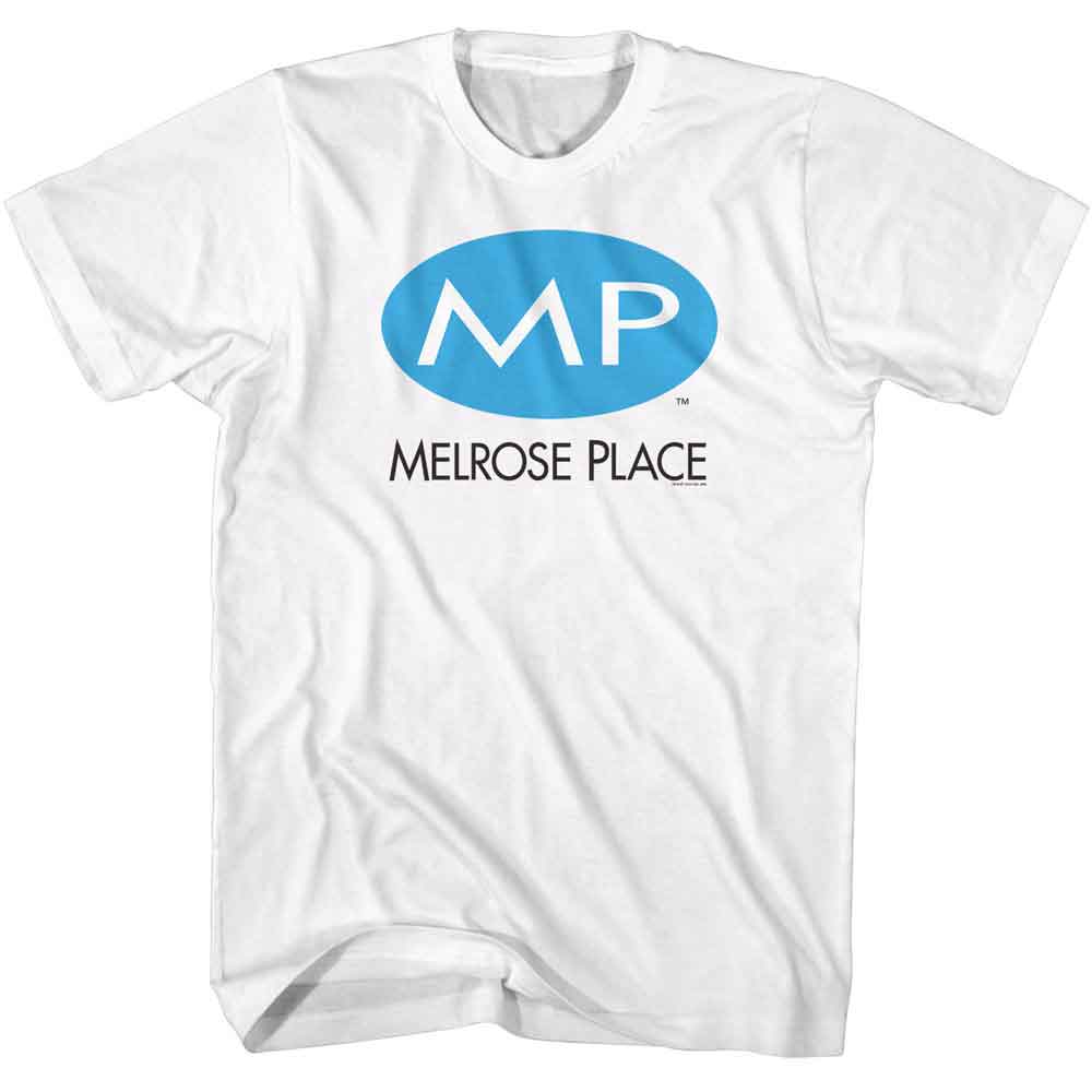 Melrose Place White Adult Short Sleeve Tshirt