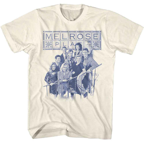 Melrose Place Natural Adult Short Sleeve Tshirt