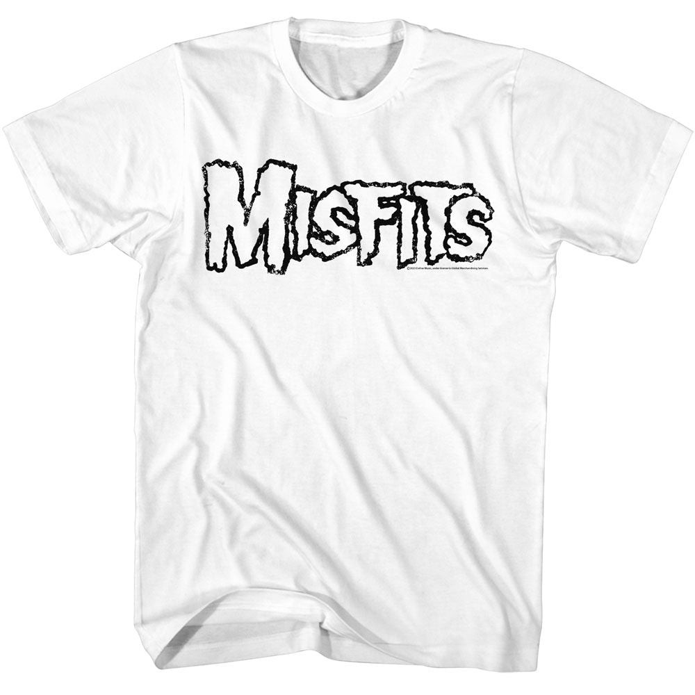 Misfits White Adult S/S Tshirt