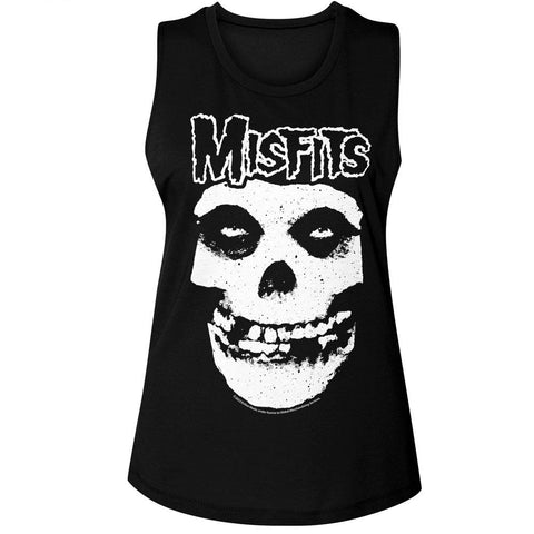 Misfits Black Ladies Muscle Tank
