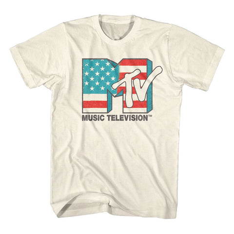 Mtv Natural Adult Short Sleeve Tshirt